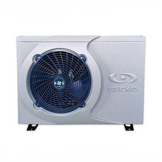 Gecko in.temp Wärmepumpe 5 kW – Frontansicht mit Ventilator für Außen-Whirlpool und Spa-Heizung