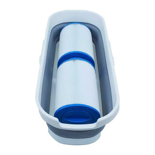 FilterGuard Filterreinigungseimer mit Whirlpool Filterkartusche - Komplettset für professionelle Filterreinigung