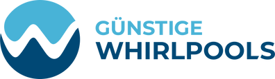 Farbiges Logo von günstige-whirlpools.de – offizielles Markenlogo des Online-Shops für Whirlpools, Eisbäder und Wasserpflegeprodukte
