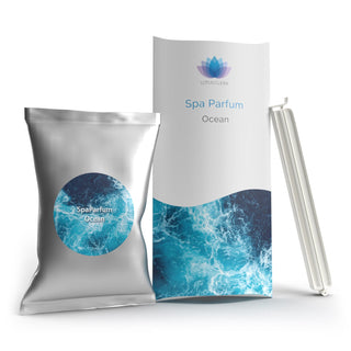 SpaParfum Ocean DuftPad mit reinen ätherischen Ölen – sorgt für frische Meeresbrise und spritzige Zitrusnoten im Whirlpoolwasser ohne Rückstände