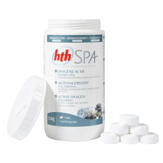 hth SPA Aktivsauerstoff-Tabletten - 1,2kg - Wasserpflege ohne Chlor